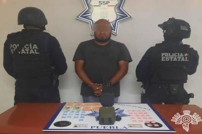 SSP Puebla detiene a hermano de &quot;El Tacuba&quot; líder narcomenudista en Xochitlán