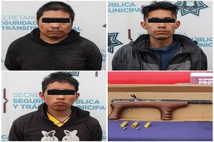 Robaban vehículos en Puebla, policía los capturó en Villas Posadas