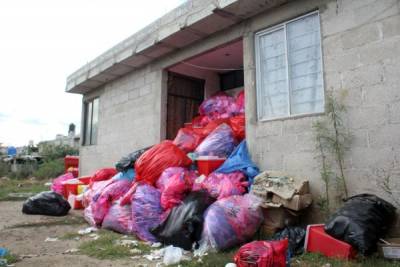 FOTOS. Hallan otro tiradero a cielo abierto de residuos hospitalarios en Puebla