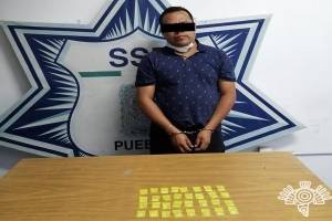 Narcomenudista y líder de asaltantes de transporte público, detenido en Cuautlancingo
