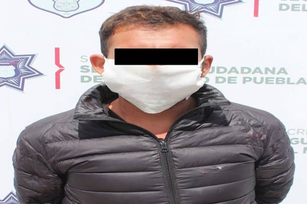 Tras persecución, Seguridad Ciudadana detuvo a asaltante de negocio en Puebla