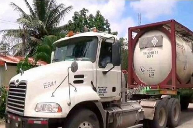Puebla en alerta por robo de un camión cargado con cianuro