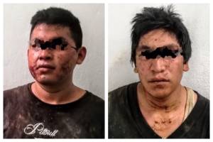 Dos asaltantes se salvaron de ser linchados en Coronango