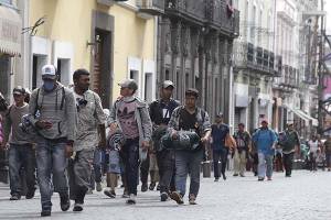 FOTOS: Así ha sido el paso de la Caravana Migrante por Puebla