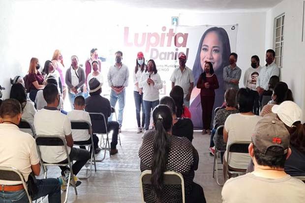 Trabajo y resultados ofrece Lupita Daniel en Cuautlancingo