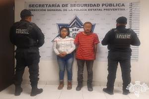 SSP Puebla detiene a pareja narcomenudista en Guadalupe Hidalgo