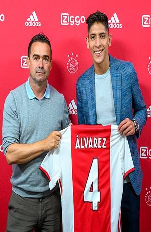 Edson Álvarez fue presentado con el Ajax, portará el #4