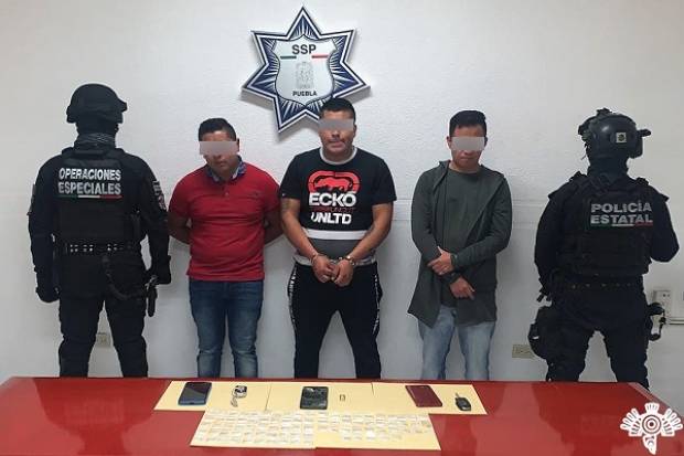 Capturan a asaltantes de tiendas departamentales en Puebla