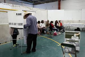 INE Puebla: el 50% de los ciudadanos acudió a votar