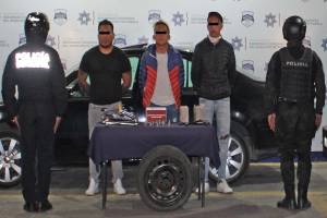 Seguridad Ciudadana de Puebla desarticula banda de ladrones de autopartes