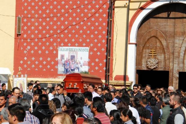 Realizan funeral de delegado de la SGG asesinado en Huejotzingo