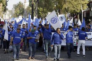 Marchan este 1 de mayo por el Día del Trabajo en Puebla