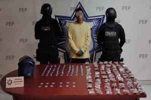SSP Puebla detiene a delincuente de Los Angelinos 13 de Atlixco