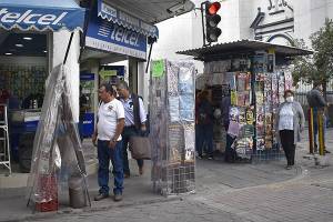 Cinco casetas de periódicos serán retiradas; voceadores están de acuerdo: Ayuntamiento de Puebla