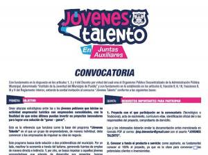 Programa &quot;Jóvenes Talento&quot; llega a juntas auxiliares de Puebla; esta es la convocatoria