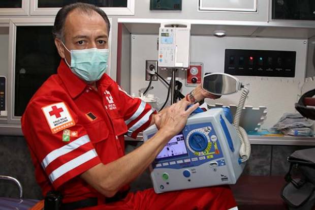 Cruz Roja ha trasladado a 650 pacientes COVID a nosocomios especializados en Puebla