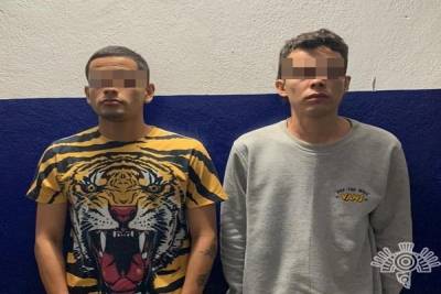 Dos defraudadores colombianos del &quot;gota a gota&quot;, asegurados en Tehuacán