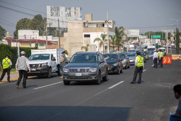 Van al corralón mil 207 vehículos en la segunda semana del Hoy no circula en Puebla