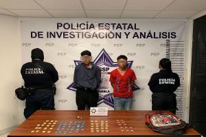 SSP captura a pareja con más de 80 dosis de droga en Balcones del Sur