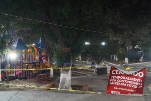 Ayuntamiento de Tecamachalco cerró parques ante contingencia por COVID-19