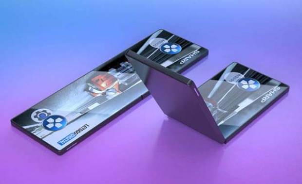 Sharp lanzaría un smartphone con pantalla plegable