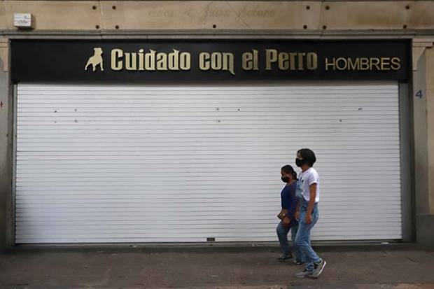 Mil comercios del Centro Histórico de Puebla quebraron por la pandemia