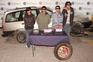 Cayó banda de ladrones de autopartes en Puebla