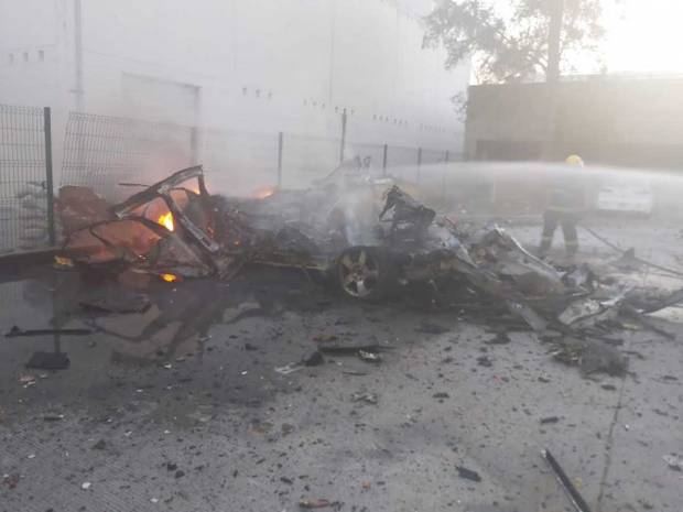 Estalla coche bomba en Celaya cerca de base de la Guardia Nacional