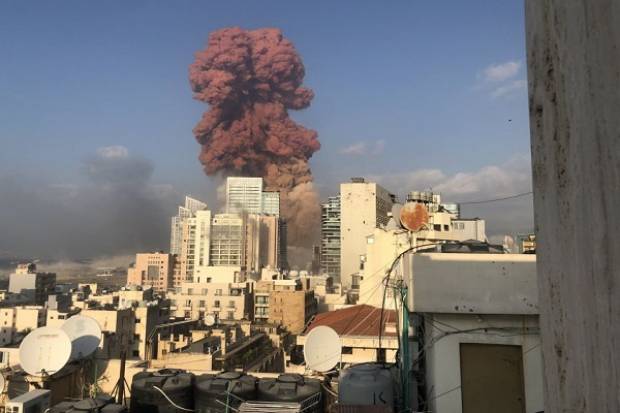 VIDEOS: Así se vivió la explosión de un almacén de petardos en Beirut