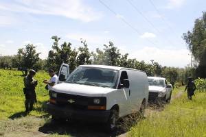 Continúan acciones para rescatar cadáveres en fosa de Huejotzingo
