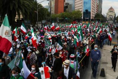 100 mil marchan contra AMLO en la CDMX