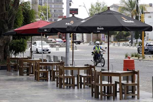 Terrazas móviles no han reactivado ventas en restaurantes de Puebla