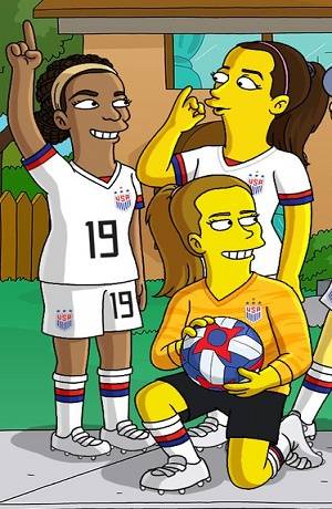 Los Simpsons felicitaron a la Selección Femenil de Futbol por su título y...