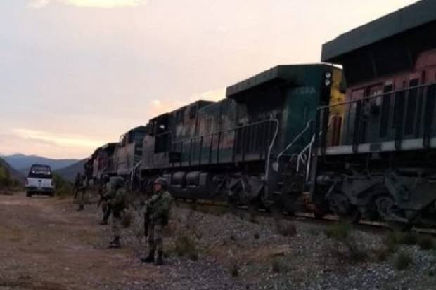 Guardia Nacional y SSP frustraron saqueo a tren en Cañada Morelos