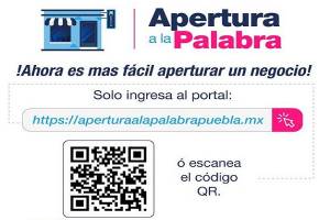 Ayuntamiento de Puebla refuerza plan de apertura de negocios a la palabra