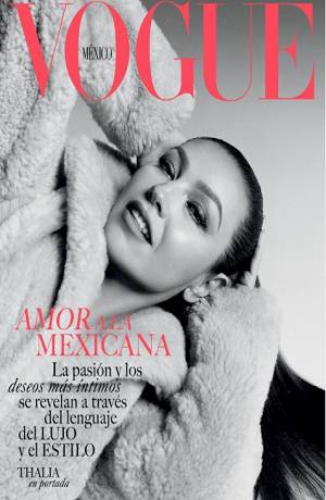 Thalía conquista la portada de Vogue