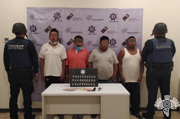 Asaltantes y narcomenudistas fueron capturados en Calpan, Puebla