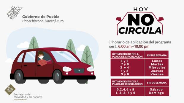 Al corralón vehículos que incumplan Hoy No Circula en Puebla; no hay multa