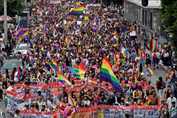 VIDEO. La comunidad LGBTTTIQ retomó marcha del orgullo tras pandemia