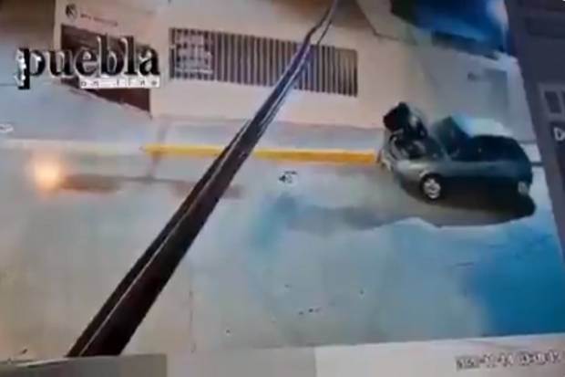 VIDEO: Ratero es captado al robar batería de un vehículo en San Baltazar Campeche
