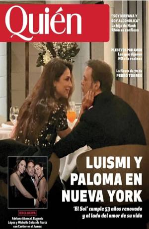 Luis Miguel y Paloma Cuevas viven su amor en Nueva York