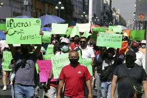 FOTOS: Ambulantes exigen a Gobernación Municipal regreso a vender a las calles