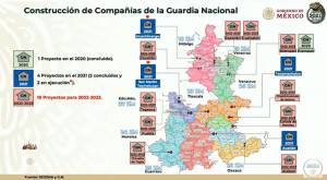 Puebla contará con 17 cuarteles de la Guardia Nacional, señala AMLO