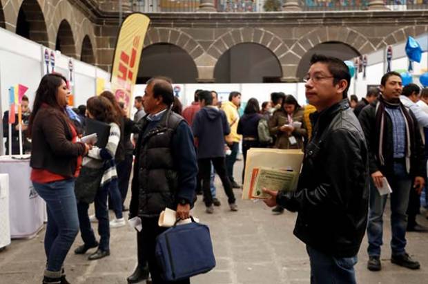 Baja 55% la generación de empleos en Puebla en el primer semestre de 2019