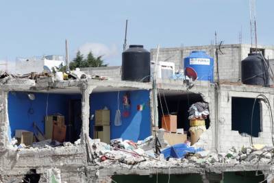 Siguen hospitalizados siete heridos por explosión en Xochimehuacan; van 59 casas demolidas