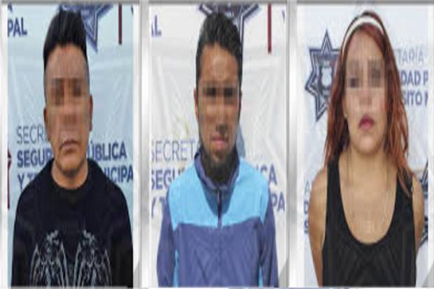 Policía capturó a cuatro ladrones en distintos puntos de la capital poblana