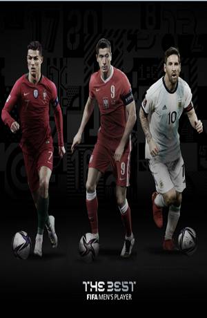 Cristiano Ronaldo, Messi y Lewandowski, finalistas por The Best 2020
