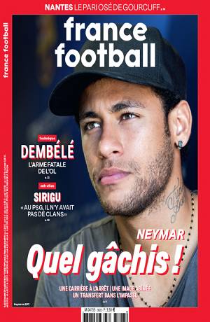 France Football: Neymar, ¡Qué desperdicio!