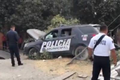 Patrulla de la SSPTM colisionó durante persecución en Agua Santa