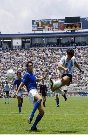 Maradona, gol y dos partidos en México 86 con Argentina en el Cuauhtémoc de Puebla